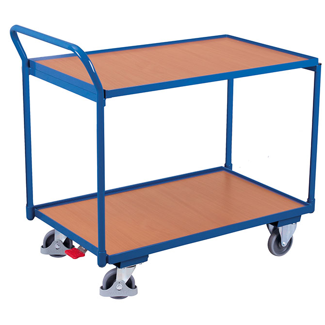 Tischwagen mit 2 Ladeflächen 835x490mm Traglast 250kg Tischwagen mit 2 Ladeflächen 835x490mm Traglast 250kg