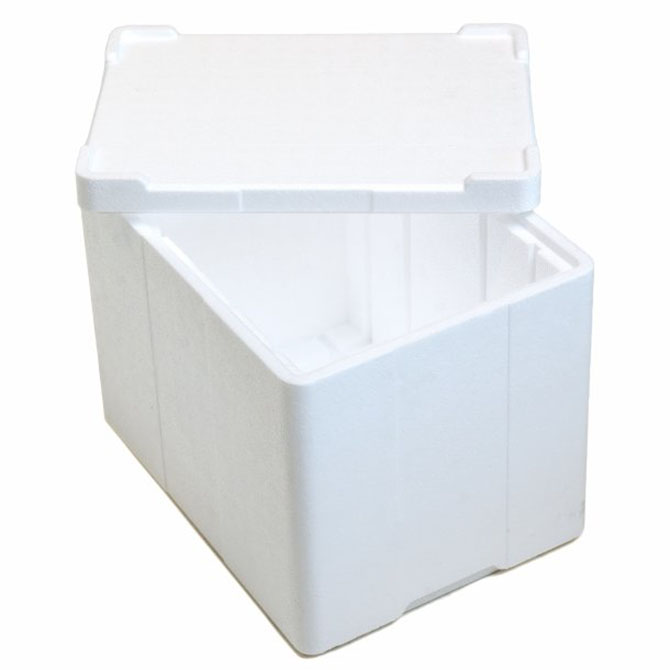 Styroporbox mit Deckel - Thermobox
