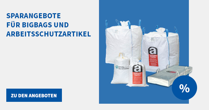 Super-Sparangebote Bigbags und Arbeitsschutz